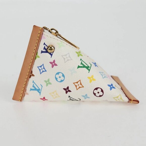 LOUIS VUITTON Monogram Multicolor Berlango Coin Purse White M58028 Auth 137390V - Picture 8 of 16